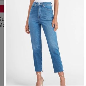 Express high rise mom jeans